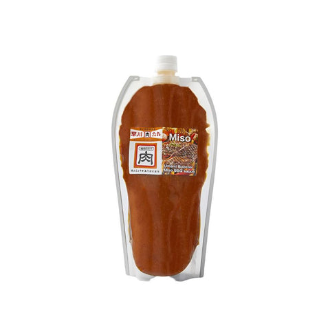 Miso barbecue sauce 1 liter i original japansk flaske – premium japansk BBQ-sauce med miso, dyb umami og naturlig fermentering, perfekt til grillretter, marinader og autentisk japansk madlavning.