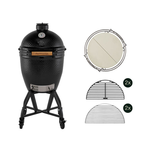 Big Green Egg Large – The Onyx startpakke