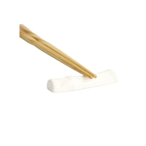 Hvid spisepinde holder 