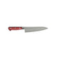 Takamura Gyuto 210 mm – en af verdens bedste japanske kokkeknive med ultratyndt SG2-pulverstål, ekstrem skarphed og en elegant rød pakkatræshåndtag. Håndlavet i Echizen, Japan, og værdsat af både professionelle kokke og madentusiaster for sin enestående skæreoplevelse.