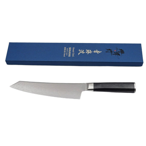 Japansk kniv Sakai Takayuki Grand Chef - Seigaiha Damascus - Kengata 19 cm