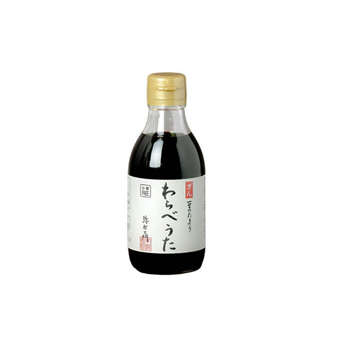 Tamari Warabeuta glutenfri tamari 200 ml i original japansk glasflaske – autentisk japansk premium tamari med fyldig umami, naturlig fermentering og fremstillet uden hvede.