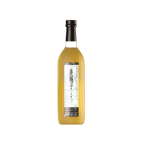 Ume blommesaft 720 ml i original japansk glasflaske – autentisk japansk blommesaft fremstillet af japanske ume-blommer med frisk frugtsmag, naturlig sødme og premium kvalitet.