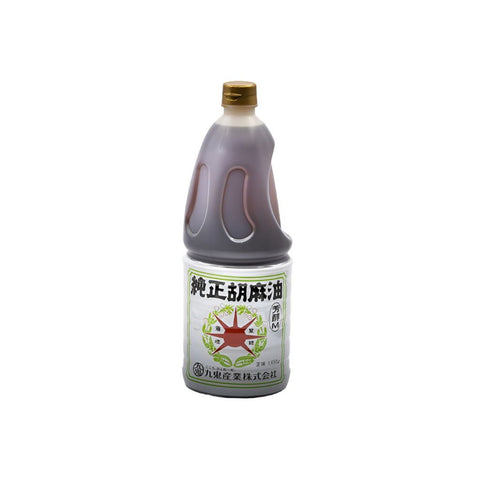 Ristet Houjyun premium sesamolie 1,65 kg i original japansk PET-flaske – autentisk japansk premium sesamolie med intens ristet sesamsmag, fyldig umami og rig nøddeagtig aroma, perfekt til wokretter, marinader, dressinger og autentisk japansk madlavning.