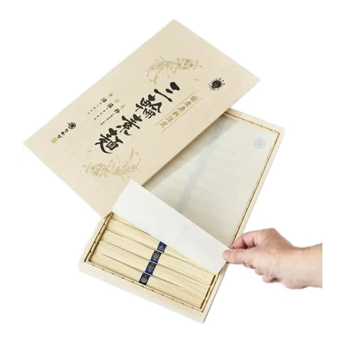 Somen nudler - Eksklusivt i flot trææske fra Japan 800 gram