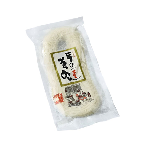 Japanske somen nudler - Håndtrukne halvtørrede - 180 g