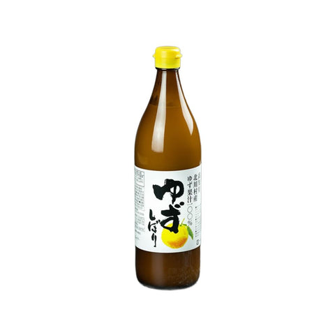 Yuzu juice fra Kôchi 900 ml i original glasflaske – 100 % japansk yuzu juice med frisk, aromatisk citrus og premium kvalitet.