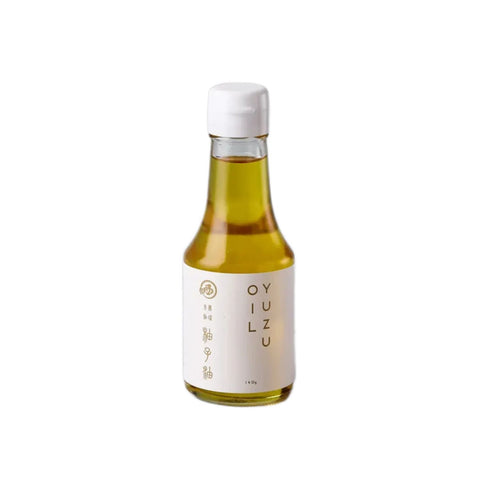 Japansk yuzu olie i original glasflaske – aromatisk gourmetolie med autentisk yuzu og elegant citrusduft.