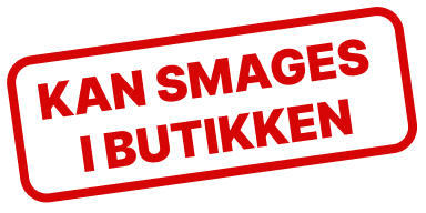 Kan smages - rød kvadratisk