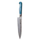 Japanske kokkeknive Damascus - Petty Limited edition 150 mm med turkis skaft