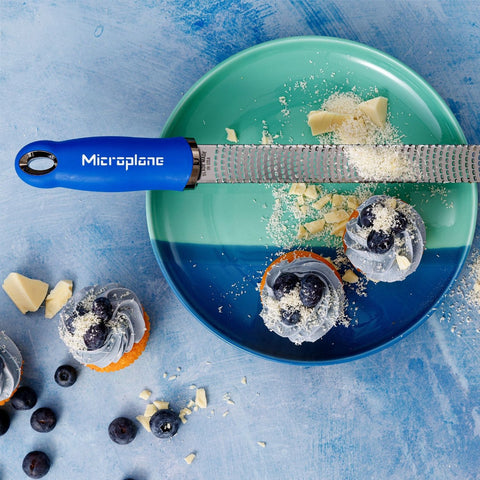 Microplane zester i ny elegant blåbær farve