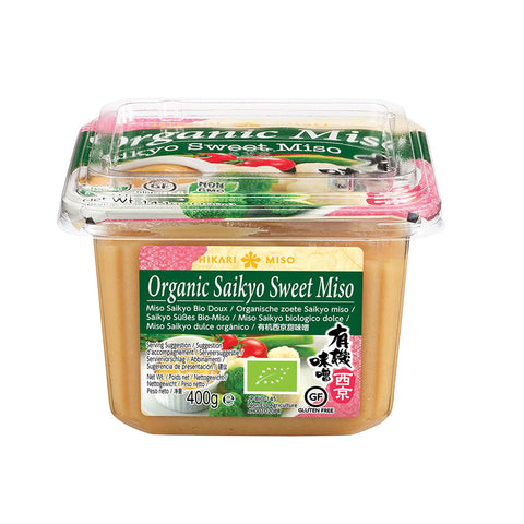 Miso med økologiske ingredienser og en glat tekstur