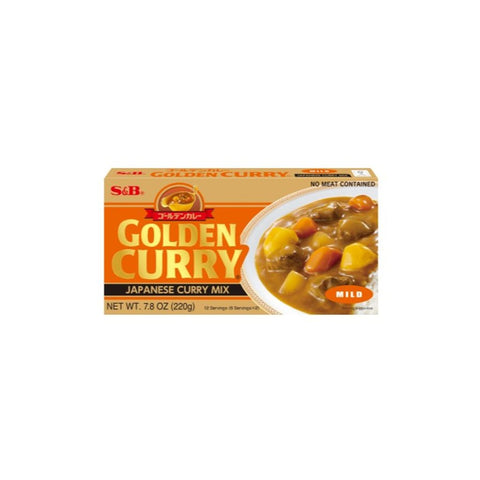 S&B Golden Curry mix mild 220 g - 12 portioner