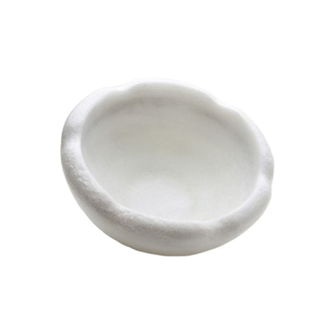 Hvid marmor skål