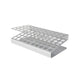 Aluminium holder til 50 reagensglas/tuber