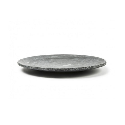 Black Marble Plate Ø30 cm Rustic Rim