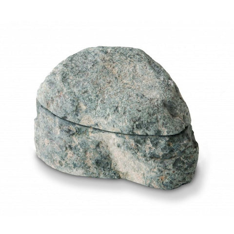 ”Cæsar” beholder med låg i grå sten, max 90 ml, 1 stk.  /  Caesars 90ml capacity Grey Color 1 pcs.
