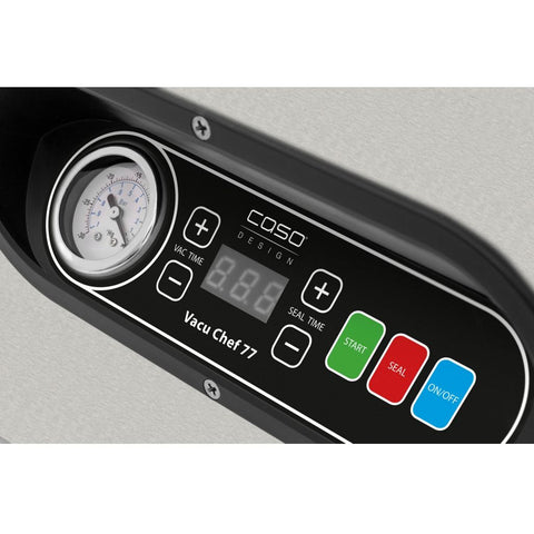 Display på Caso Vakuumpakker VacuChef 77