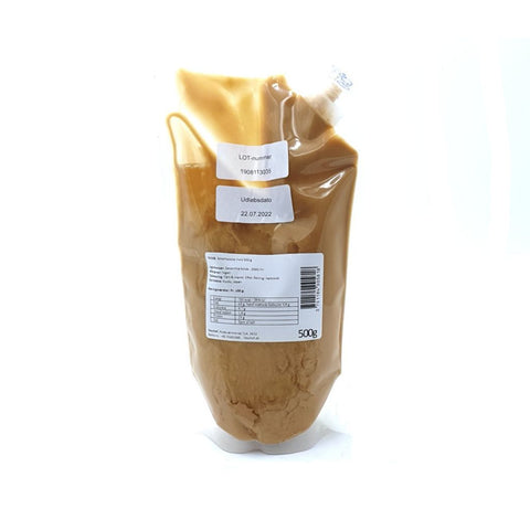 Hvid sesampasta fra Japan 200 g i original japansk emballage – autentisk japansk premium sesampasta fremstillet af ristede hvide sesamfrø med cremet konsistens, mild nøddeagtig smag og høj kvalitet.