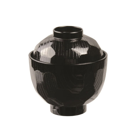 Japansk miso-skål med låg Ø9,5 cm – autentisk miso-skål i traditionelt japansk design med matchende låg. Perfekt til servering af misosuppe, ramen, ris og andre japanske retter, hvor funktionalitet, elegance og autentisk japansk bordkultur går hånd i hånd.