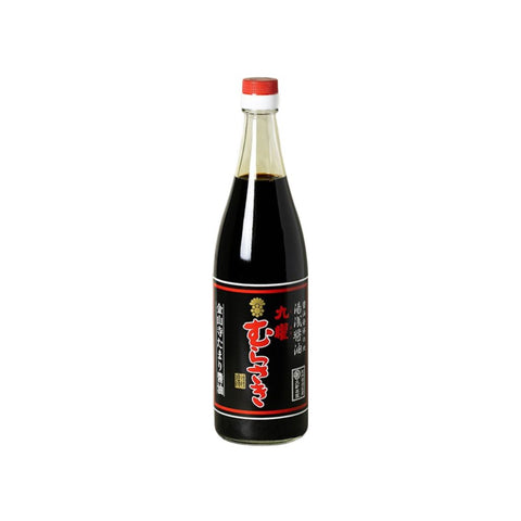 Kuyou Murasaki sojasauce 720 ml i original japansk glasflaske – prisvindende japansk premium sojasauce med fyldig umami, fløjlsblød tekstur og dyb smag.