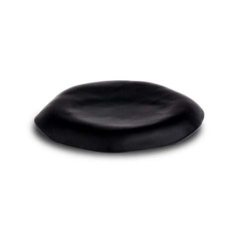 Lava - mat sort dyb tallerken, Ø17, 1 stk.
