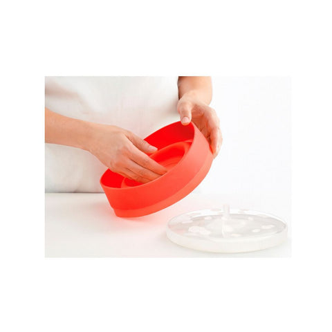 Lékué popcorn maker i silikone, rød