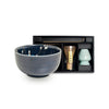 Japansk matcha sæt i serien Hana blue -Ø13 cm