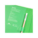 Pantone notesbog med blyant og lineal - grøn