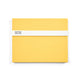 Pantone notesbog med blyant og lineal - gul