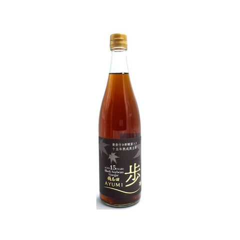 Japansk riseddike med sorte ris og sojabønner 720 ml – lagret i 15 år for en dyb og kompleks smag.