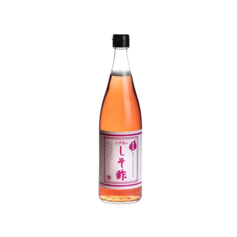 Japansk riseddike med rød shiso 720 ml – autentisk riseddike med frisk shiso og flot rød farve.