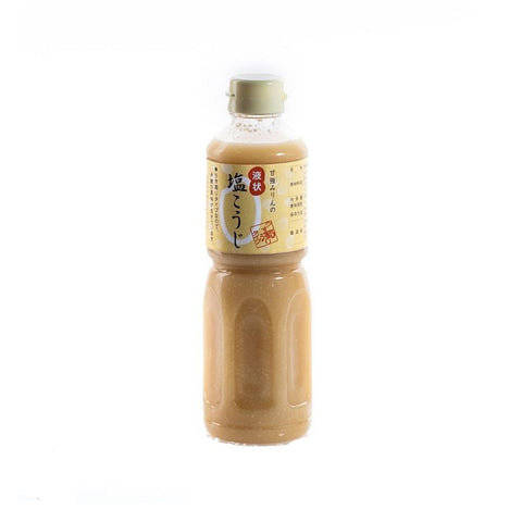 Shio Koji Condiment 580 g i original japansk PET-flaske – autentisk japansk flydende shio koji med naturligt fermenteret koji-ris, fyldig umami og premium kvalitet, perfekt til marinader, kød, fisk, grøntsager og autentisk japansk madlavning.