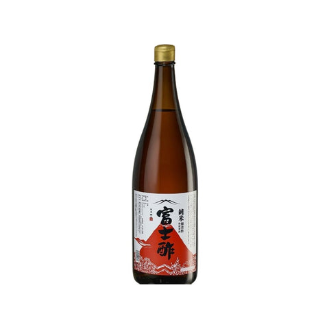 Superior Fujisu Junmai riseddike 1,8 liter – autentisk japansk riseddike fra Iio Jyozo i stor glasflaske.