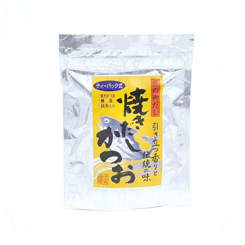 Tørret dashi bouillon 100 g i original japansk emballage – autentisk japansk premium dashi bouillon med fyldig umami, fremstillet af kombu og bonito, perfekt som base til misosuppe, ramen, udon, saucer og autentisk japansk madlavning.