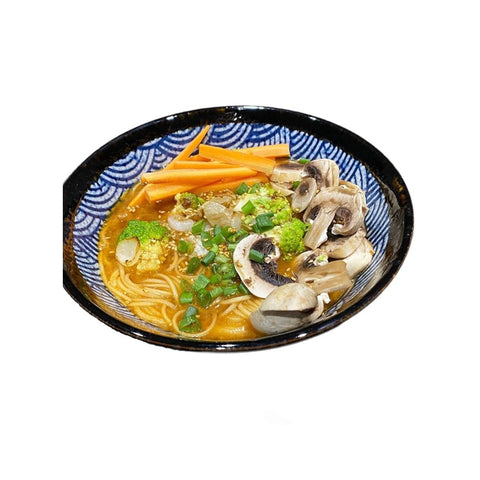 Vegansk ramen med miso bouillon - 2 portioner