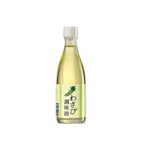 Wasabi olie fra Japan 100 ml i original japansk glasflaske – autentisk japansk wasabiolie med frisk wasabismag, fyldig umami og premium kvalitet, perfekt til sushi, sashimi, marinader, dressinger og gourmetretter.