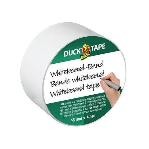 Whiteboard Tape, hvid, 48mmx4,5m