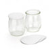 Termoforseglinger til yoghurtglas, XS,i sølv, 120 ml., 600 stk.